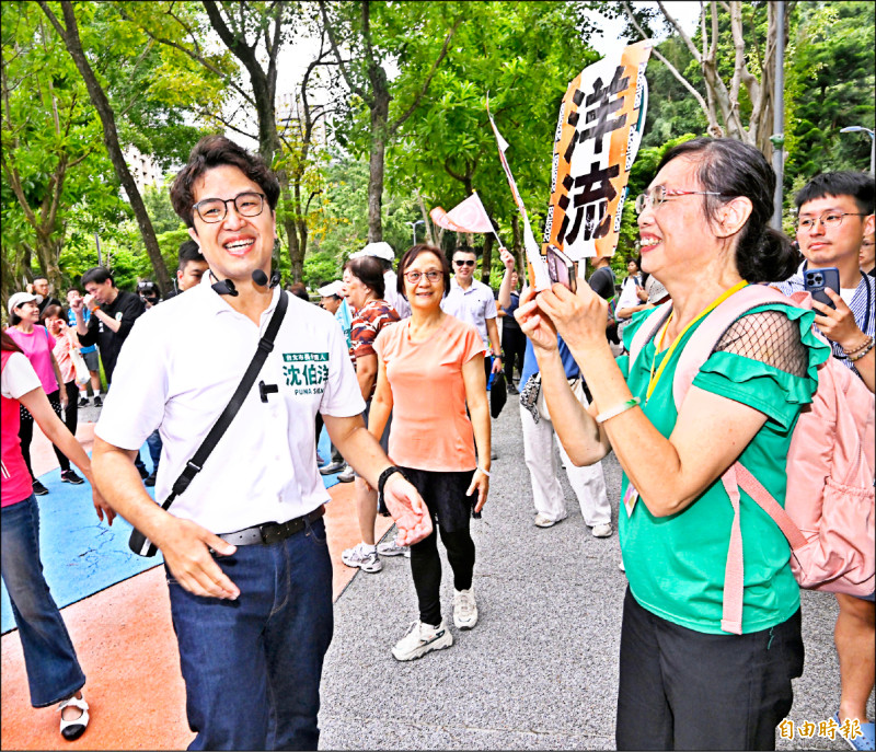 將訪扁馬郝柯 沈伯洋請益市政