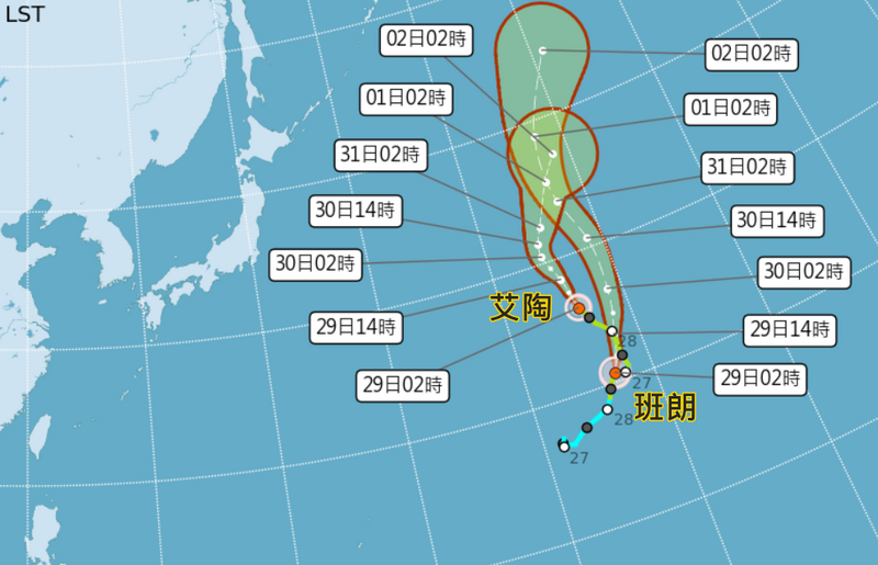下週季風槽活躍易有強對流 專家:2颱風有藤原效應