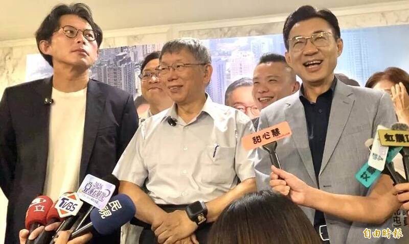 藍白合定局!柯文哲「支持江啟臣」喊話「何欣純來講30分鐘看看」