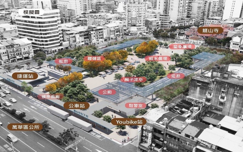 艋舺公園整修10月完工 網憂「1問題」直言:保持施工狀態比較好