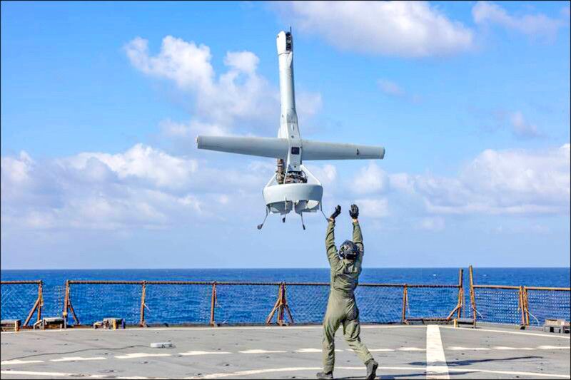 海軍4年360億 買美製V-BAT垂直起降無人機280架