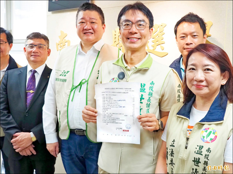 搶頭香登記參選 温世政:將普發8800元