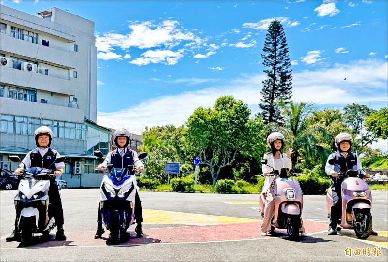 8點檔女星陳珮騏代言 機車零違規 最大獎27萬機車