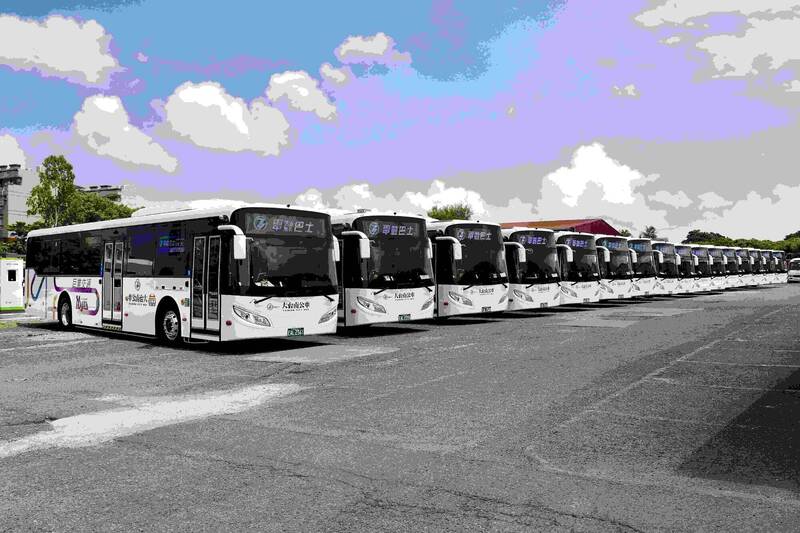 台南新增22輛電動公車 市區4路線率先上路