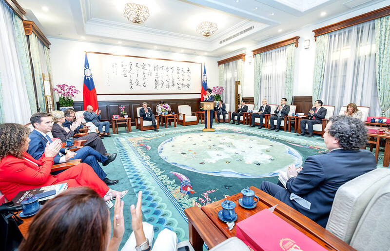 《TAIPEI TIMES》 Lai welcomes largest-ever Italian delegation