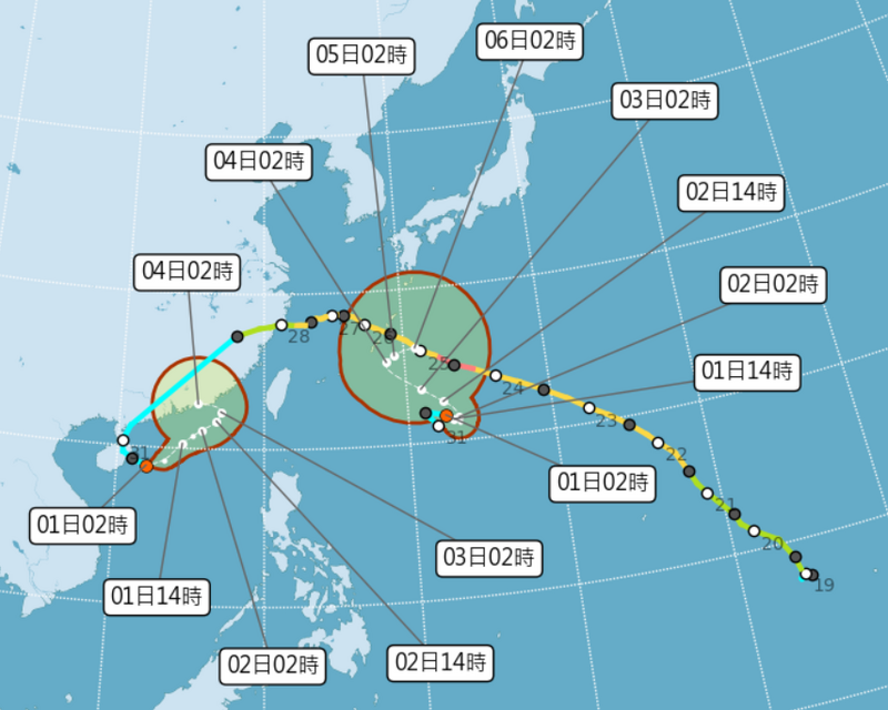 連炸5天!2熱帶低壓恐成颱風 吳德榮曝路徑、侵台機率