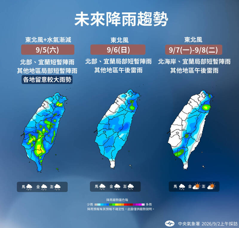南部再忍2天雨勢趨緩！ 雨彈今襲台東下到發紫