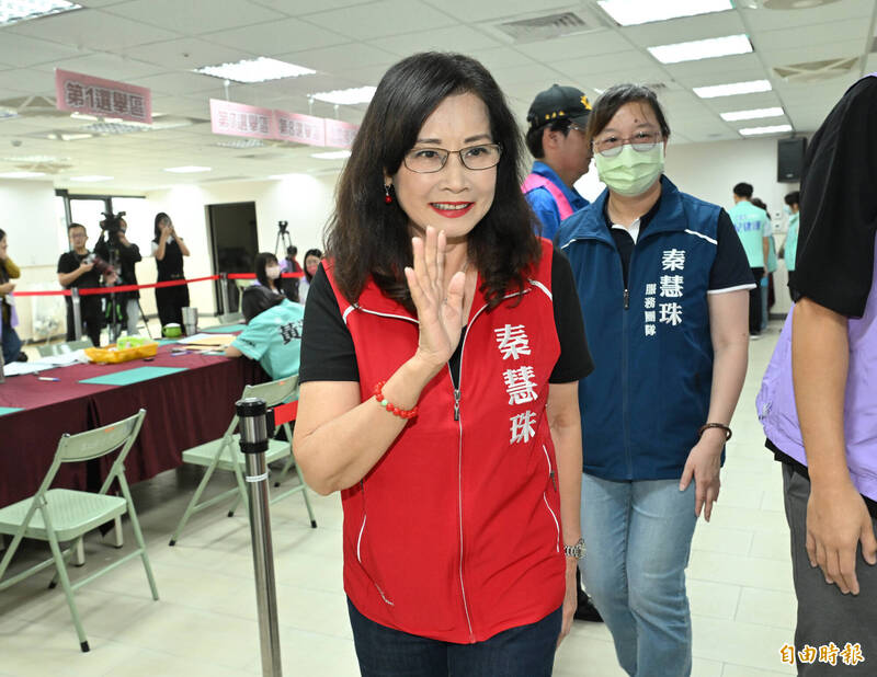 秦慧珠登記參選拚連任 強調「先做好議員、再做國民黨議員」
