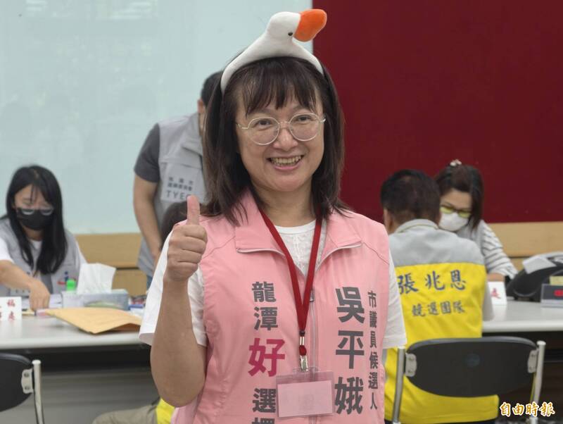 龍潭選情添變數!張肇良涉案收押被撤提名 妻吳平娥以無黨登記參選議員