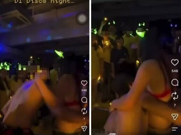 尺度失控!大學迎新派對變「脫衣派對」 正妹玩嗨脫到剩Bra