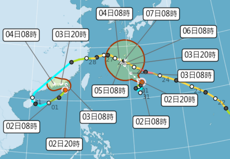 2颱風路徑詭譎！吳德榮示警「2地」強對流最劇烈：慎防降雨致災