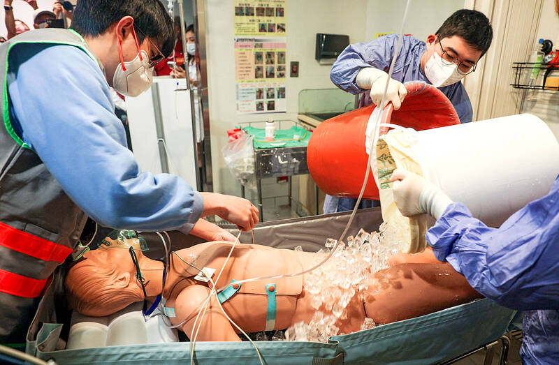 《TAIPEI TIMES》 New Taipei, ministry hold extreme heat response drill