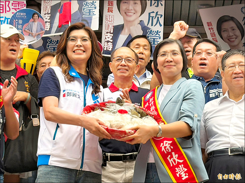 徐欣瑩登記參選 強調為家鄉而戰