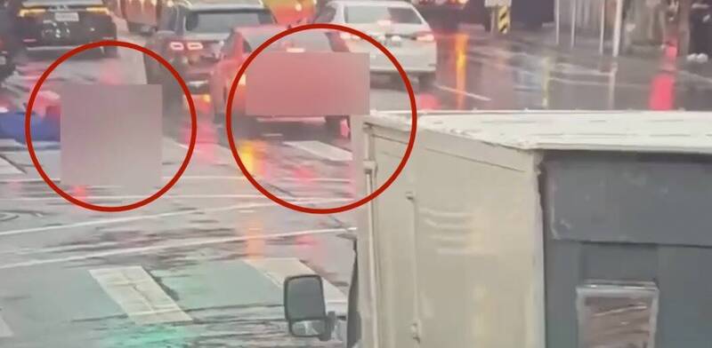北車旁變換車道釀摔車 雙方街頭鬥毆被警送辦