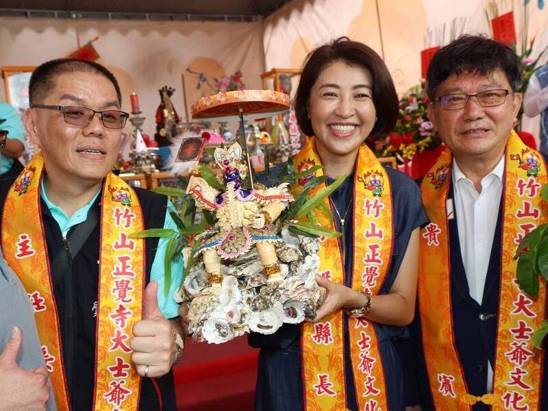 「海味」神像尬戰鬥陀螺!竹山大士爺文化祭開跑