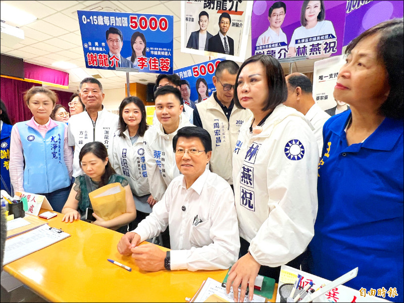 台南市長4搶1 市議員88人登記