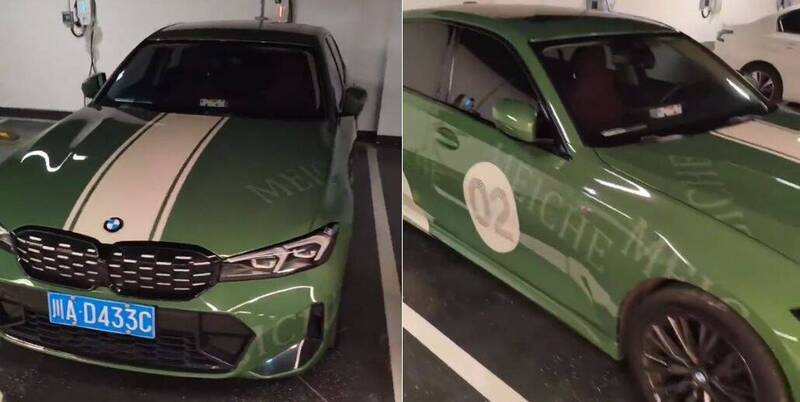 BMW車主花1.4萬貼膜忘刪浮水印 完工變「全球限量版」
