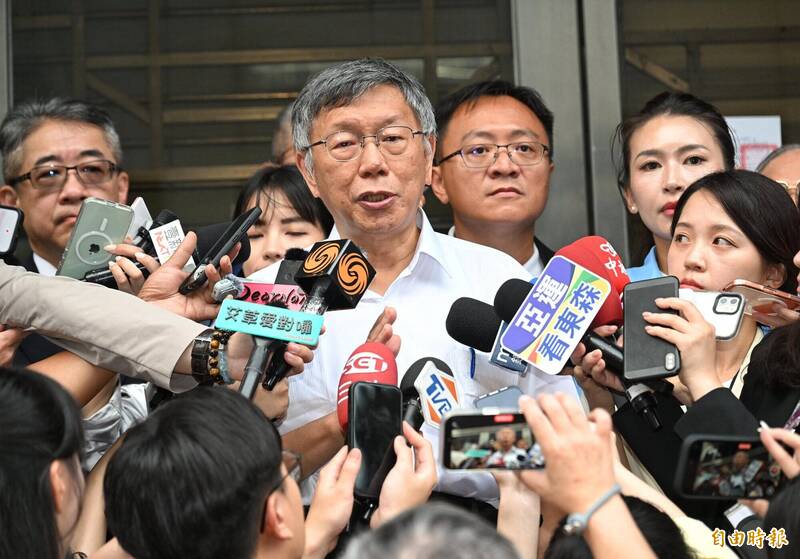 柯文哲再轟先射箭再畫靶! 聲請法庭直播喊話「法官檢察官不要怕」