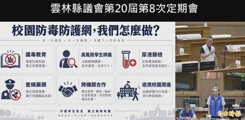 雲林校園涉毒今年已17人次 縣府、警察局聯手防堵
