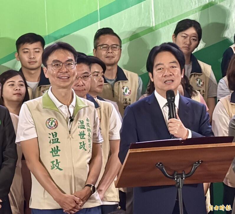 快評》賴清德強攻南投加持「跨界刺客」温世政 力拚「神力女超人」