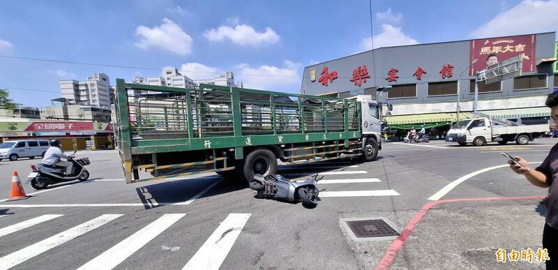 大貨車輾婦畫面曝光!高雄近8月大車車禍「這原因」最多
