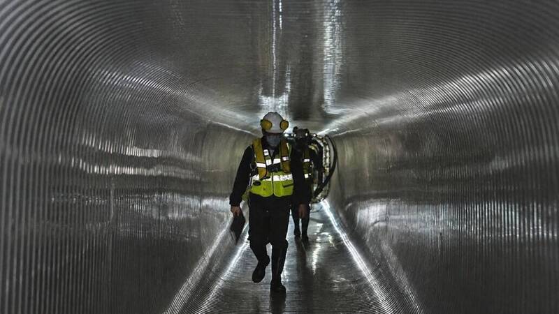 桃園平鎮上海路雨水下水道改善工程完工 130公尺老箱涵「免開挖」換新骨