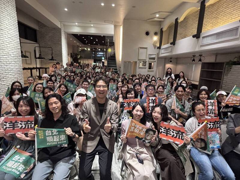 沈伯洋東京會百名旅日台青 談城市治理提「AI教練」制度