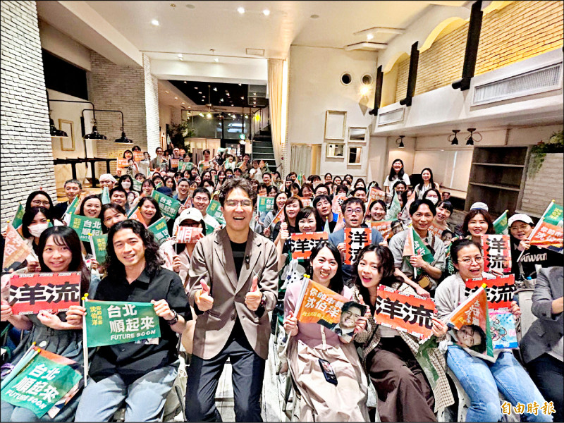 沈伯洋會旅日台青 提出「AI教練」制度