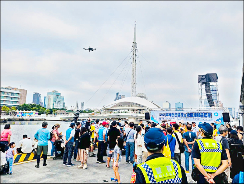 大型活動多 高雄港警將動用無人機