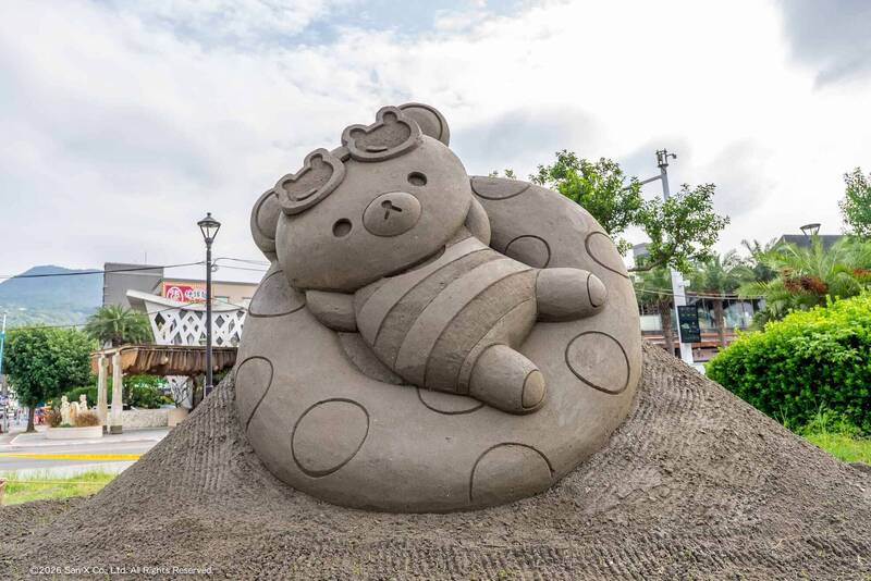 拉拉熊陪你到初秋 八里城市沙雕延長展期至10/11