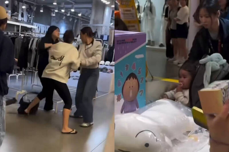 全世界都討厭中國人?中國女控遭白人媽歧視 弘大知名商場變擂台