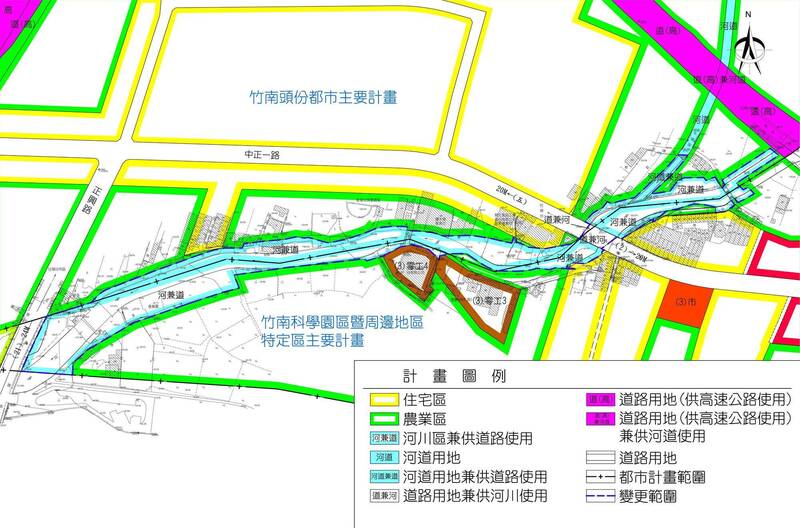 2.97億防洪兼打通路網!頭份土牛溪右岸水防道路都計變更獲內政部核定