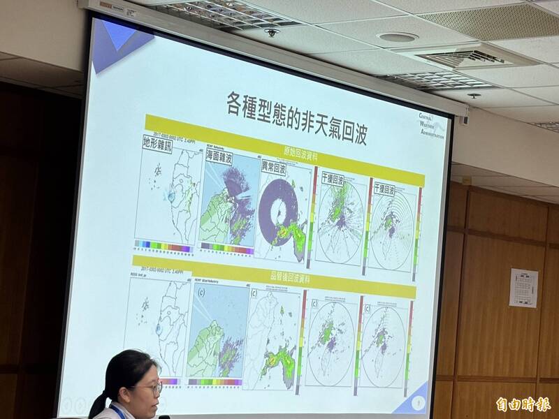 五分山氣象雷達曾受對岸軍事干擾 異常回波「像放煙火」