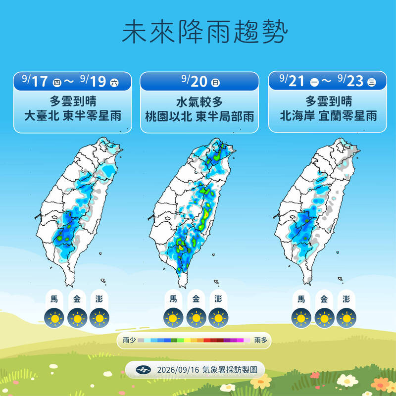 杜鵑颱風估晚間形成直撲日本！台灣1週降雨熱區曝光
