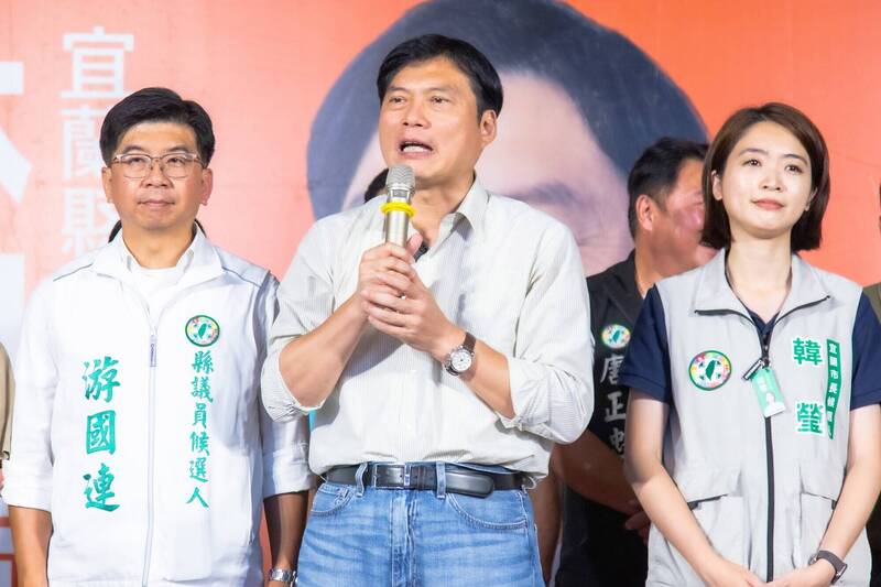 陳培瑜、卓冠廷宜蘭站台 力挺林國漳、韓瑩