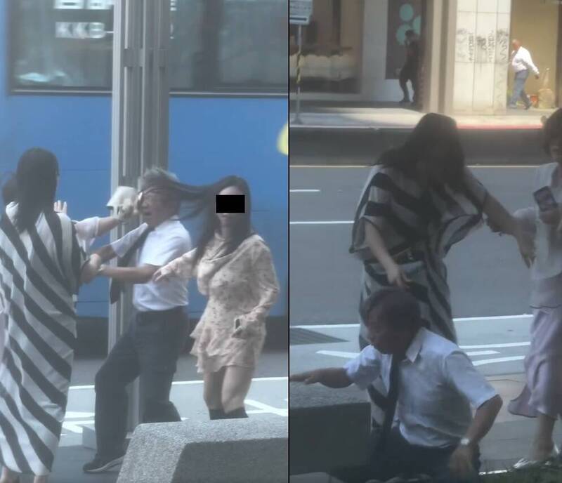 扯!小黃司機台北當街遭3名中國女圍毆 網友看影片全怒了