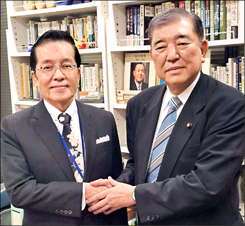 張榮恭訪日 拜會石破茂等參眾議員