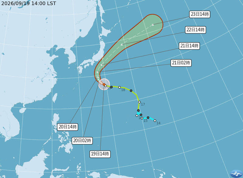 「杜鵑」增強為中度颱風了! 明後天日本關東注意劇烈天氣