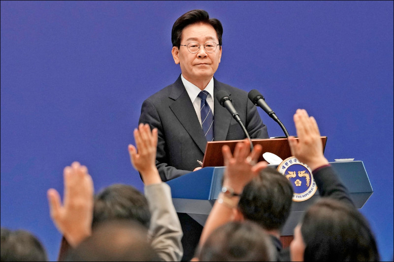 李在明亮牌 不會派兵中東