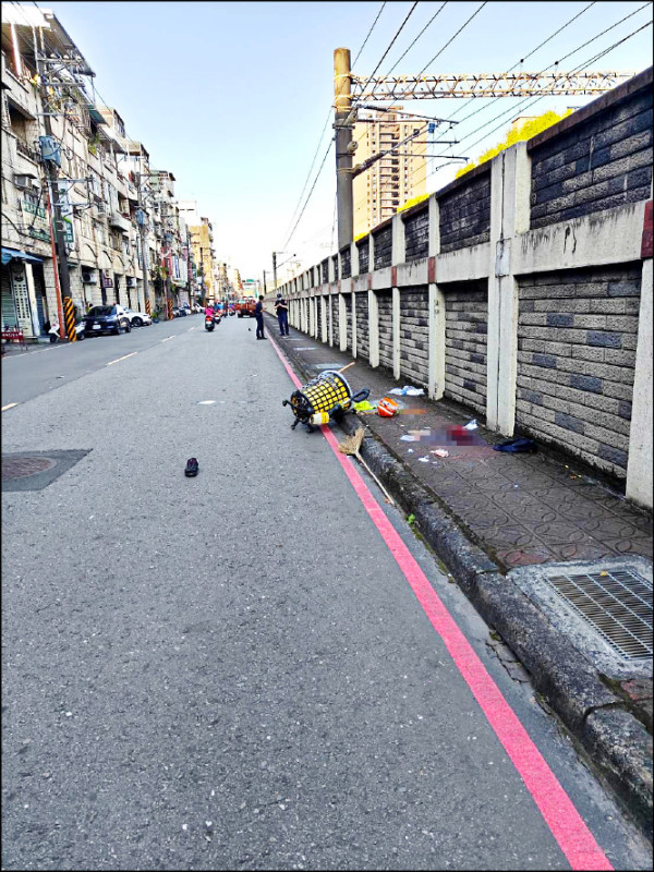 醉到躺著騎車 撞死新北女清潔隊員