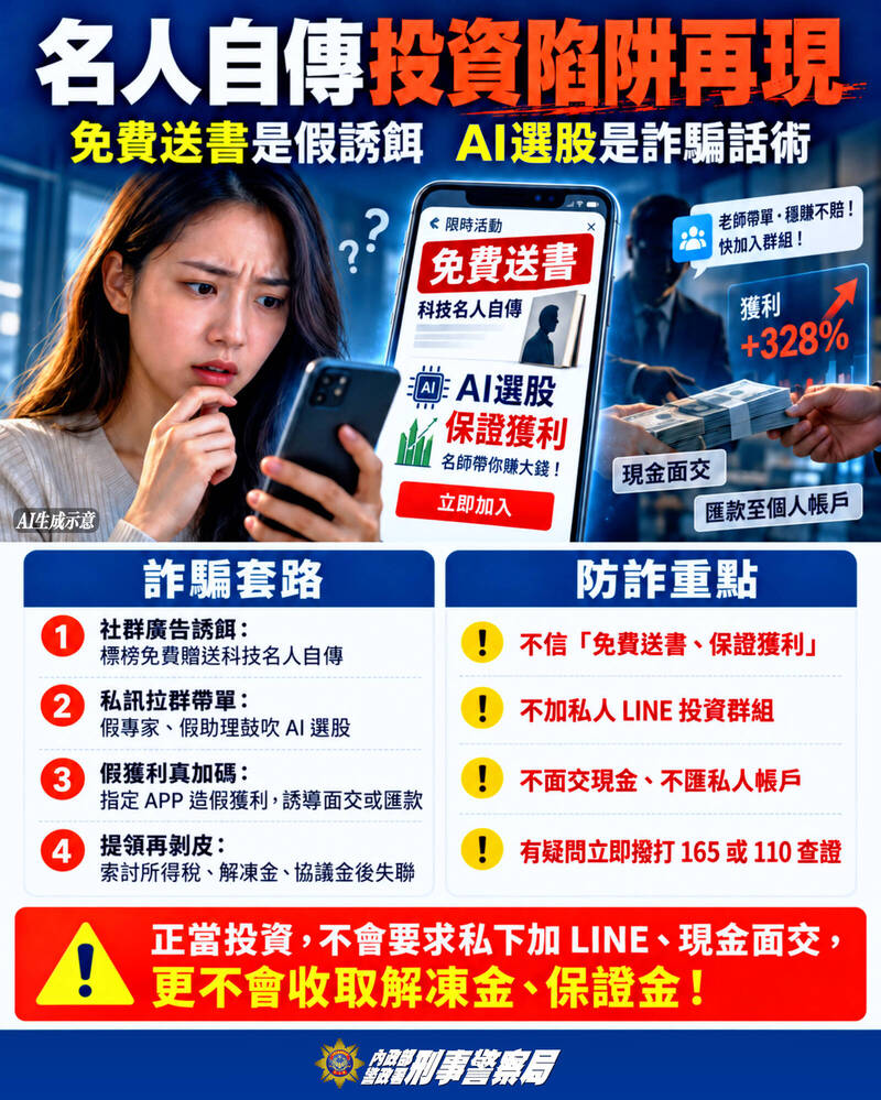 假AI選股騙局連環吸金 熟女被榨乾積蓄還借高利貸慘賠768萬