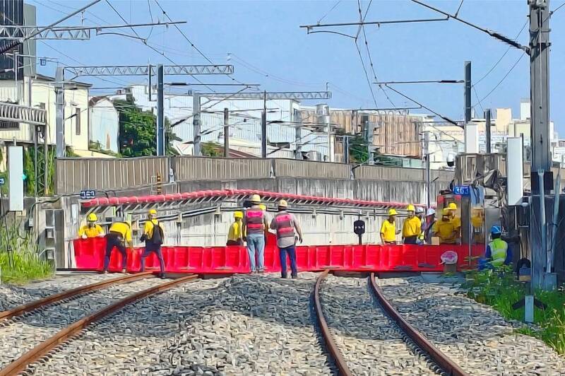 台南鐵路地下化計畫第一階段 履勘揪25項缺失