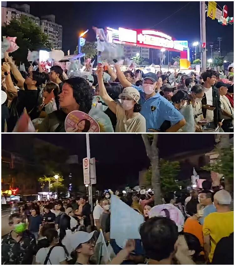 洋流外溢鐵藍票倉! 沈伯洋合體黃世杰 中壢夜市大爆場網驚呆