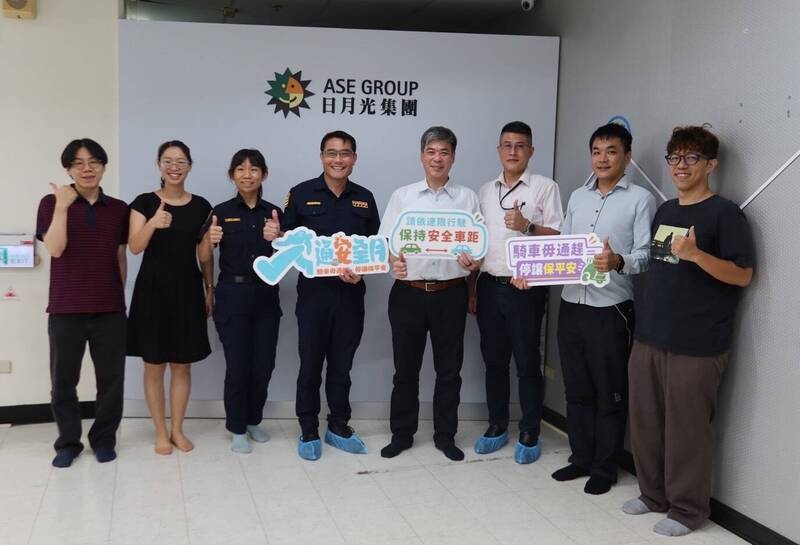 高市警攜手日月光等科技廠 深化防禦駕駛觀念