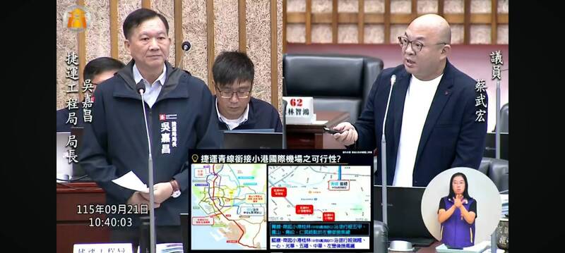 高捷青線直通小港機場?捷運局長:需考量「機廠」空間與「機場」發展