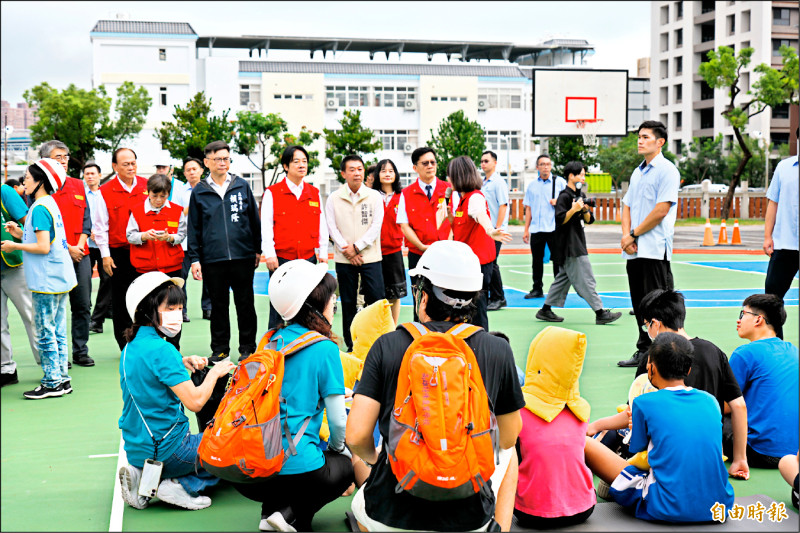 921國家防災日/總統觀摩特教生演練 允建疏散坡道