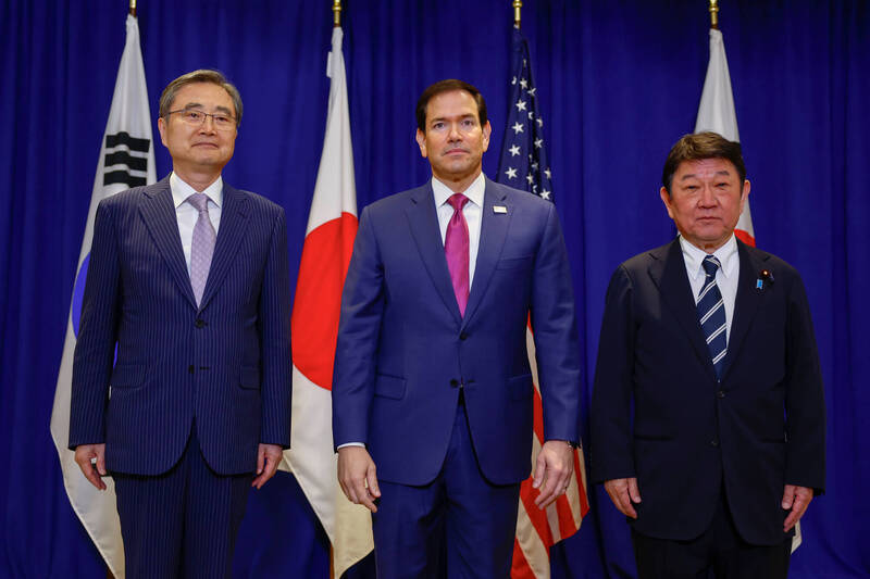 川習會前夕美日韓三國外長會晤 重申挺台力道 支持台灣參與國際組織