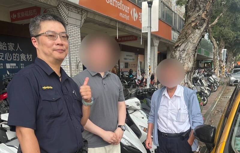 美籍男來台旅遊搭小黃忘拿行李箱 大安警調監視器迅速尋回