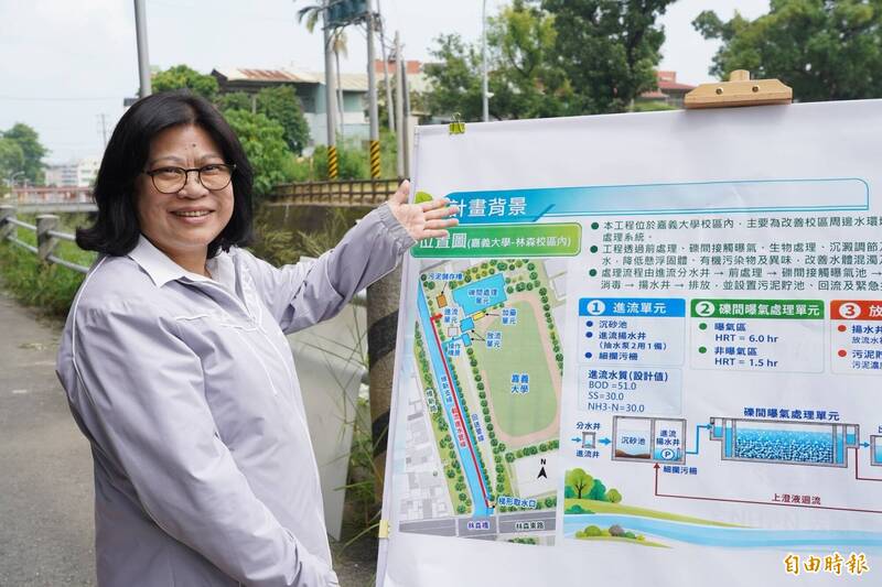 嘉市維新支線改善見成效 王美惠推動打造藍綠廊帶
