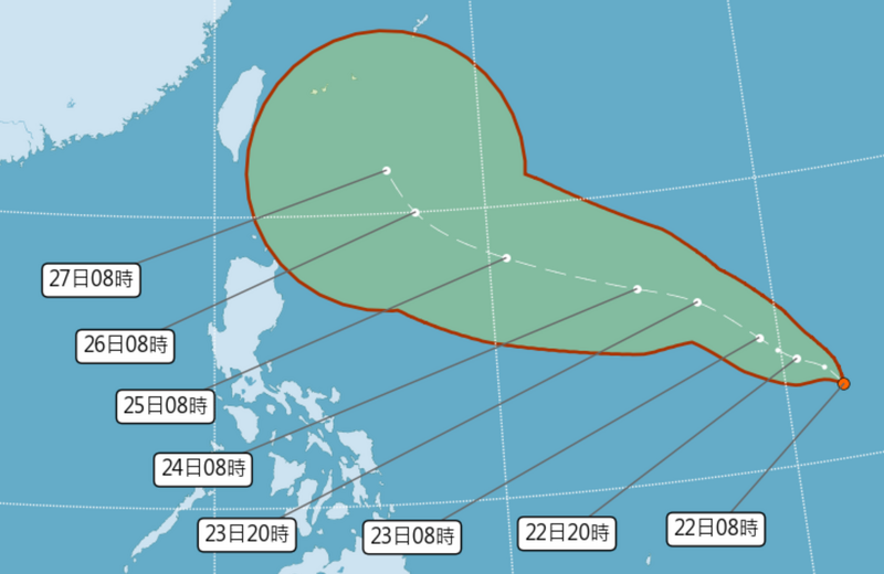 最快明升級颱風 !TD29旋轉特徵明確 鄭明典:「這天」接近台灣